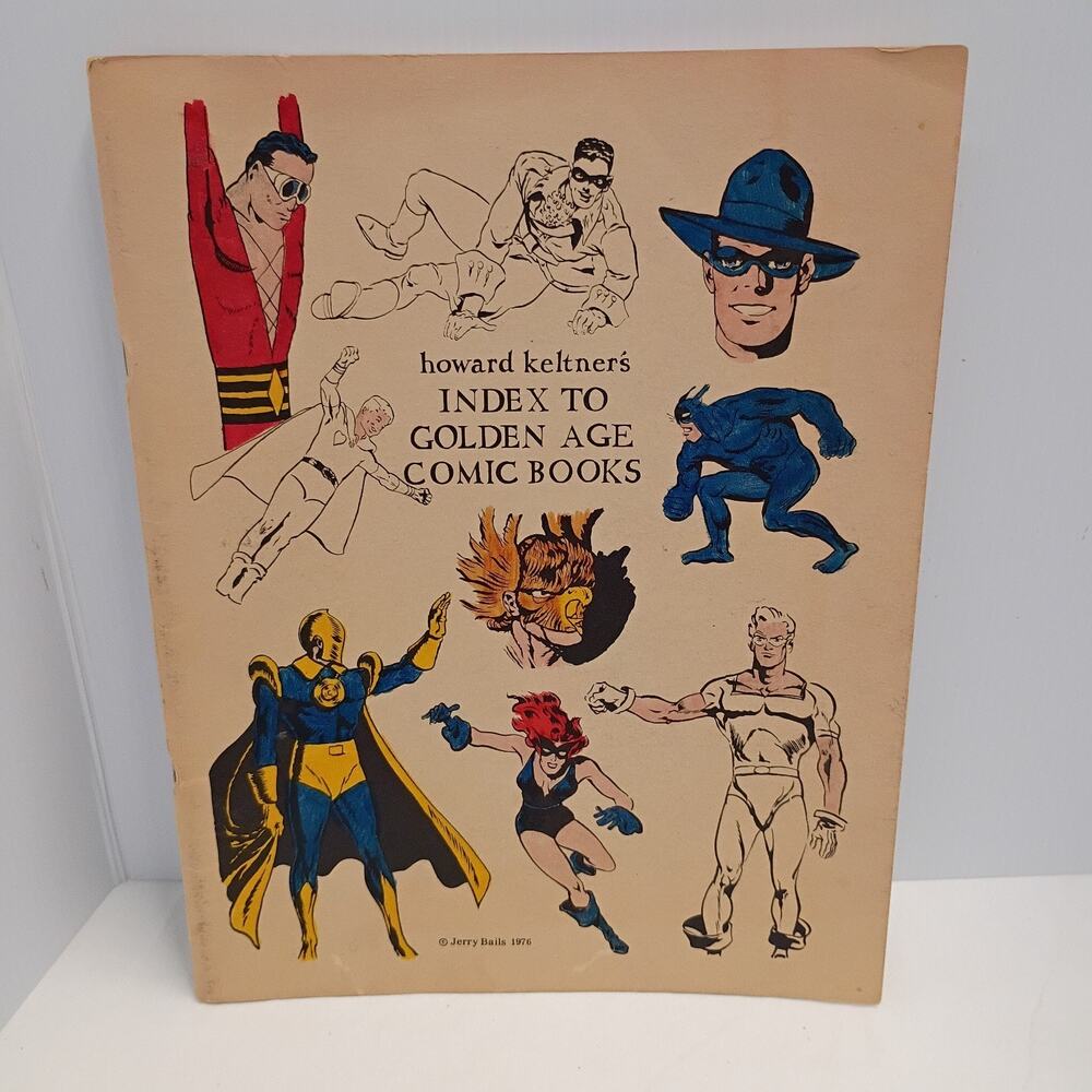 Howard Keltner Index to Golden Age Comic Books 1976 Jerry Bails
